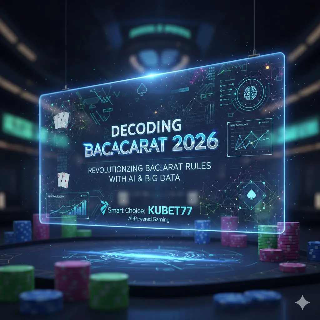 ถอดรหัส Baccarat 2026: ปฏิวัติกติกาบาคาร่าด้วย AI และ Big Data บนทางเลือกอัจฉริยะ kubet77
